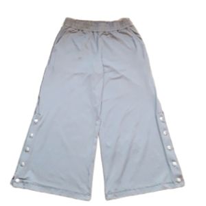 Aerie Gray Wide Leg Side Snap Culotte Pants - Size XS